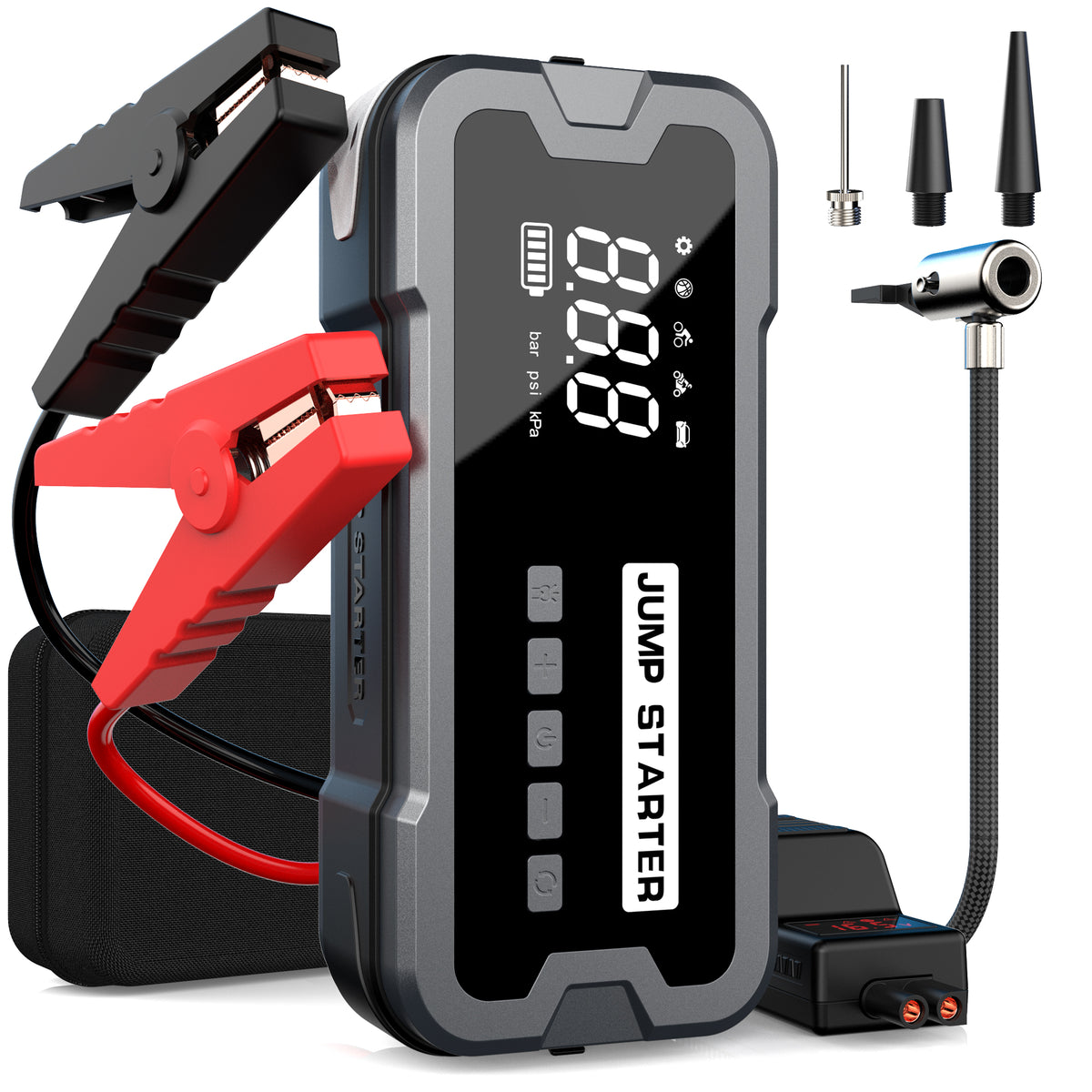 Best Portable Car Battery Jump Starter: Introducing the Powercleany 4-in-1 Jump Starter