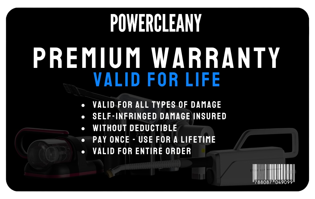 PREMIUM WARRANTY - VALID FOR LIFE